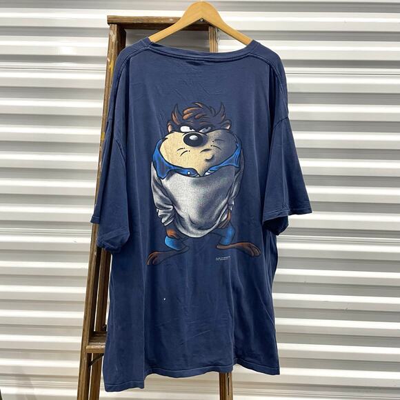 Vintage Tasmanian Devil Taz Wear Parody 5XL Graphic T-shirt - Picture 1 of 6